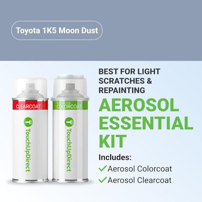 Car Paint Touch Up Spray Kit (Aerosol Spray - Essential Kit / Moon Dust)