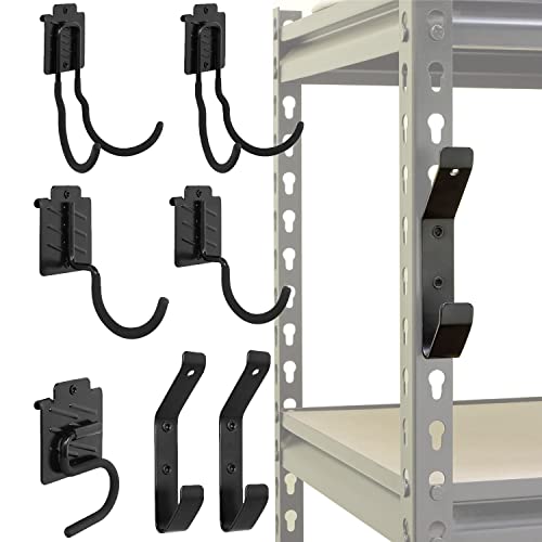 Boltless Shelving Hooks for 1.5 inch Keyhole Shelving Unit 7 Pcs (7 pcs-Unspecified)