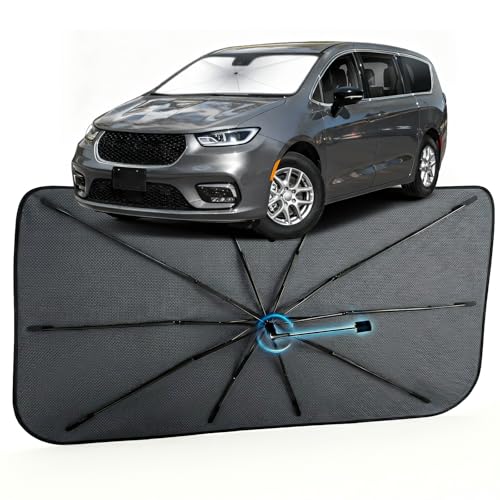 Car Windshield Sun Shade Umbrella for Chrysler Pacifica 2017 (For Chrysler Pacifica 2017-2026)