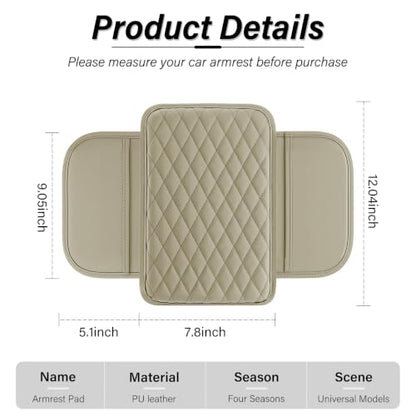 Car Center Console Cover (light beige)