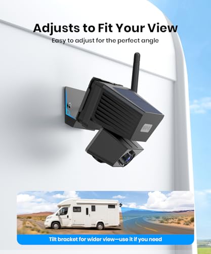 Wireless Backup Camera Solar Magnetic (5" Single Cam)