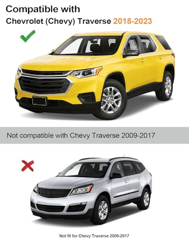 in Channel Rain Guards for Chevrolet (Fit for 2018-2023 Chevy Traverse)