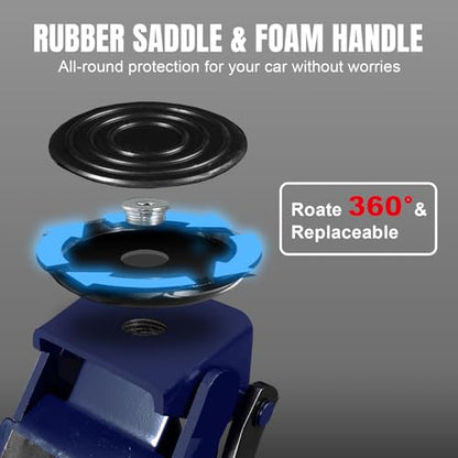Hydraulic Floor Jack with Dual Quick Lift Pump (New Sapphire Blue / 4 Ton / 2026 New Model)