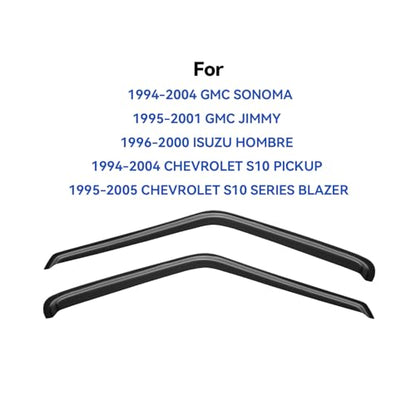 Window Rain Guards for 1994 (1994-2003 Chevrolet S10/GMC Sonoma)
