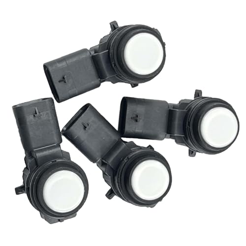 4PCS 66209261587 White Bumper PDC Parking Sensor Compatible with F20 F22 F30 F31 F84 F80