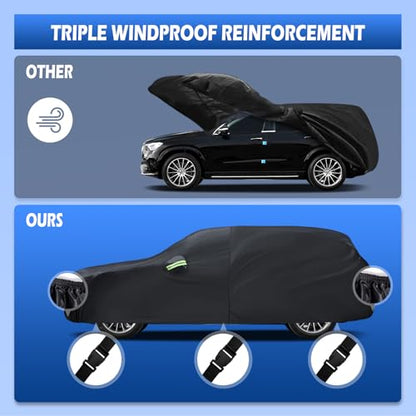 Car Cover Fit for Mercedes Benz E (Black / Custom Fit for Mercedes Benz E-Class)