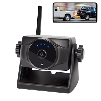 1080P Magnetic Wireless Backup Camera 90 (One Camera without Solar Panel)