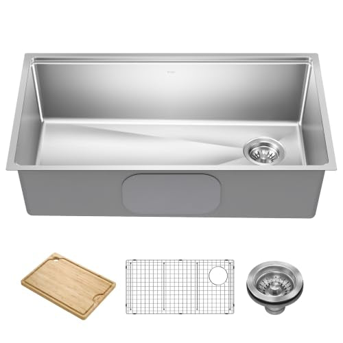 Fairlane 32 in Undermount Workstation Single Bowl 18 (32 Inch / Single Bowl Workstation — Undermount)