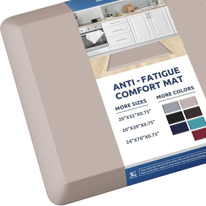 0.8" Thick Kitchen Mat Cushioned Anti Fatigue Rug Comfort Floor Mats