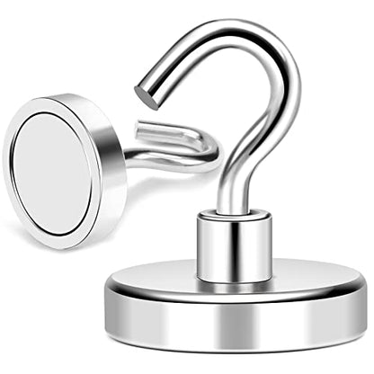Magnetic Hooks (Silver / 4Pack-170LB)