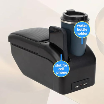 Compatible with Nissan Versa Armrest 2007 (Versa 2007-2011 / Style 2)