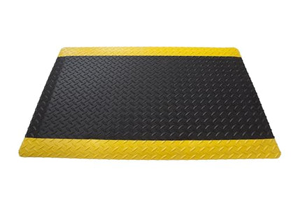 American Classic Black Yellow Diamond Plate Anti (Black/Yellow / 4' x 18')