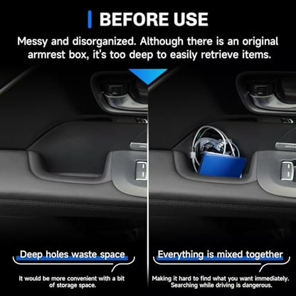 for 2026 2027 Honda HRV Door Storage Organizer