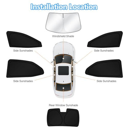Car Window Shades for Toyota Camry 2018 (FOR | Camry 2018-2024 (6pcs))