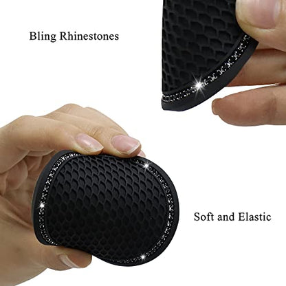 2 Pack Car Cup Holder Coaster (Black)