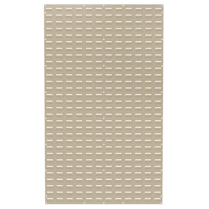 30161 Heavy Duty Wall Mount Garage Storage Steel Louvered Panel (Beige / 36-Inch W x 61-Inch H)