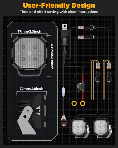 Color Play Series DRL & Turn Signal 3 (Color Play 3" Flood Beam)