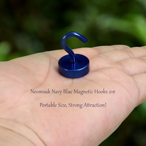 Magnetic Hooks Steel Tube Design for Cruise (Navyblue / 40lb Magnetic Hooks)