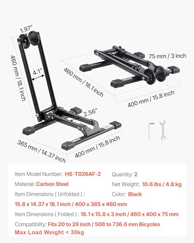 Bike Racks 2 Pack (2 Bike Rack)