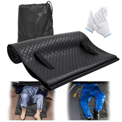 Upgraded Rolling Creeper Mat with Zipper