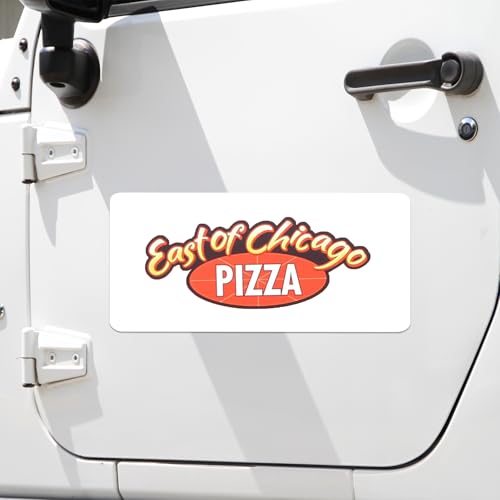 Custom Car Magnet Signs for Advertising and Promotion (12"x24" Rectangle)