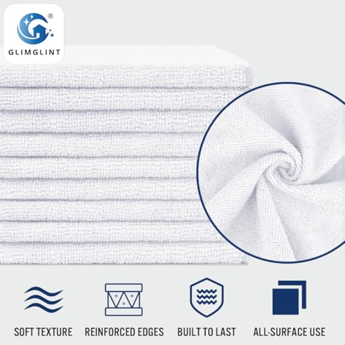 Microfiber Cleaning Cloth (White)
