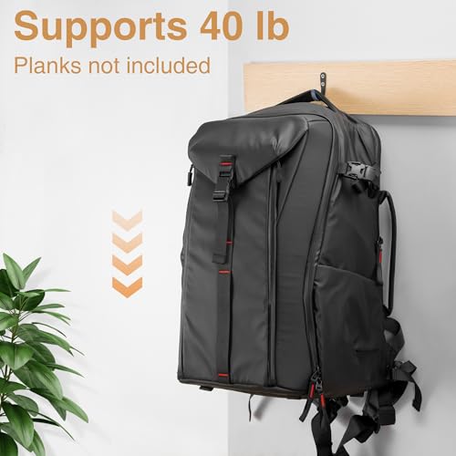 20Pcs Wall Hooks (Black / 20 Pack)
