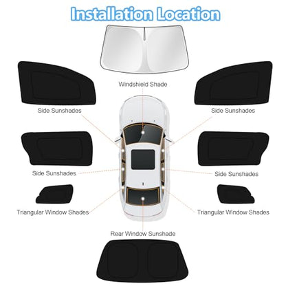 Car Window Shades for Toyota Sienna 2011 (FOR | Sienna 2011-2020 (8pcs))