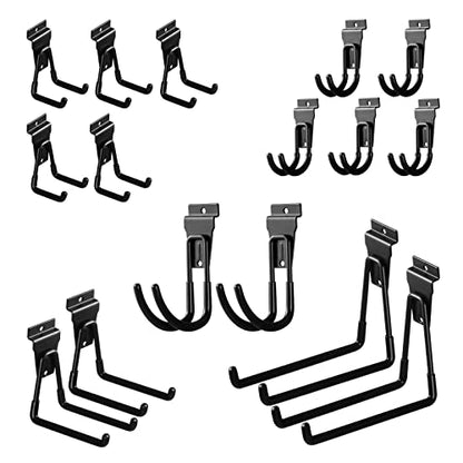 16 Pack Slatwall Hooks (16PC Assortment-B)