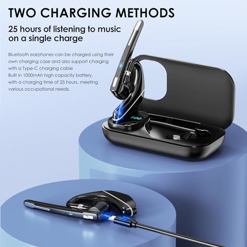 Bluetooth Headset V5.3 (Black)