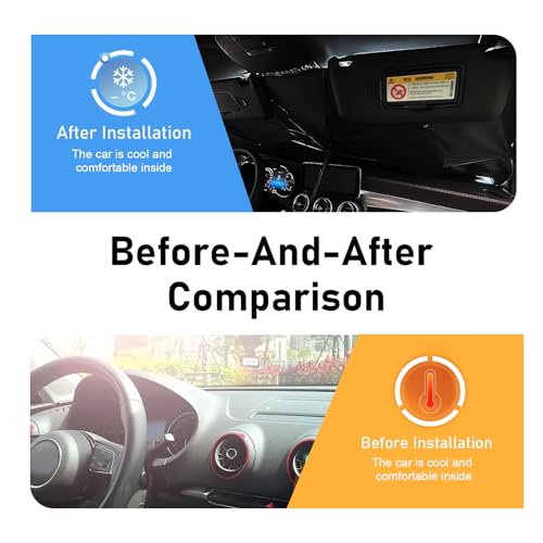 Car Windshield Sun Shade Umbrell (1 PC / Silver #2)