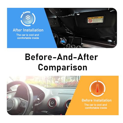 Car Windshield Sun Shade Umbrell (1 PC / Silver #2)