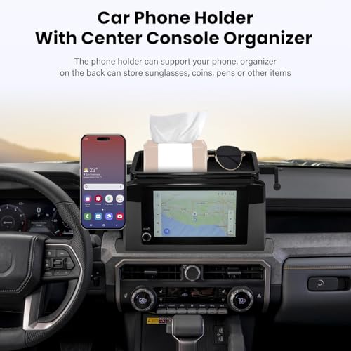 Car Phone Holder for Toyota Tacoma 2024 2025 2026 W (For Toyota Tacoma 2024 2025 8inch Screen)