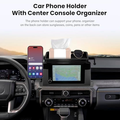 Car Phone Holder for Toyota Tacoma 2024 2025 2026 W (For Toyota Tacoma 2024 2025 8inch Screen)