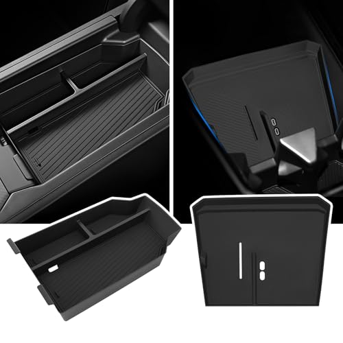 Center Console Organizer & Wireless Charging Protective Mat for BMW X3 2PCS (for BMW X3 2PCS)