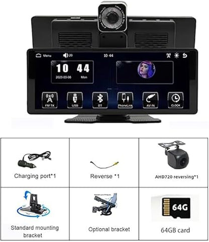 10.26 Inch Portable CarPlay Screen Stereo for Car