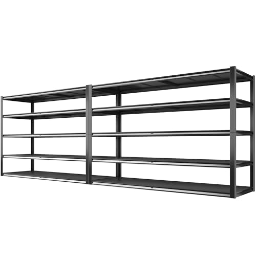 78" H Storage Shelves (5-Tier,55" W x 26" D x 78" H)