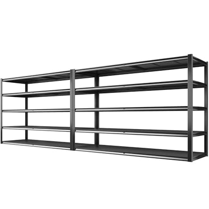 78" H Storage Shelves (5-Tier,55" W x 26" D x 78" H)