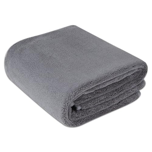 Super Absorbent Microfiber Car Drying Towel (Gray / 36"L x 25"W)