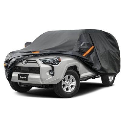 7 Layers Waterproof SUV Car Cover for Toyota 4Runner 2002 (PE-Black / Custom Fit Toyota 4Runner)