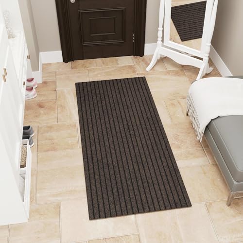 3x4 Indoor Outdoor Door Mat (Brown / 2'7" x 4' (Mat))