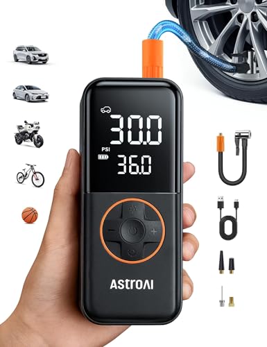 L4 Cordless Tire Inflator Portable Air Compressor (Orange)
