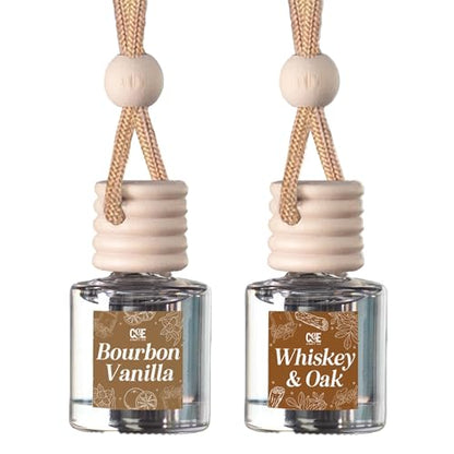 CANDECraftCo 2 Pack Hanging Car Air Freshener Diffuser for Essential Oils