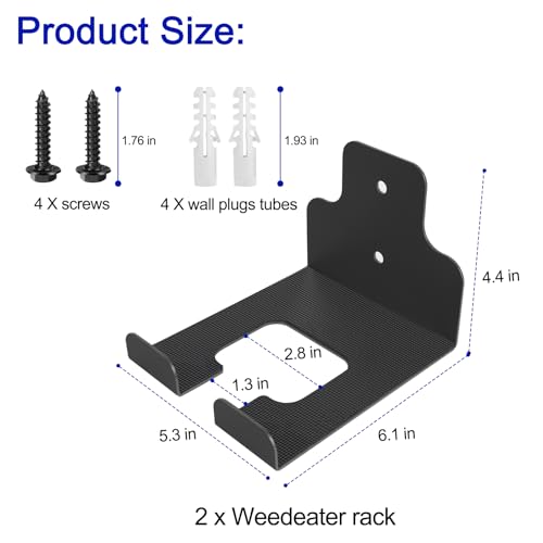 Garage Organization Weed Eater Wall Mount