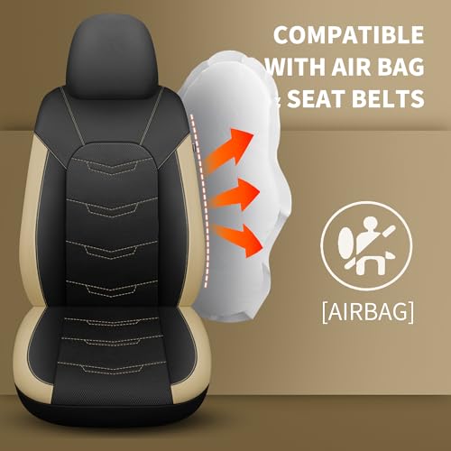 Car Seat Cover (N2 Black Beige / Full Set)