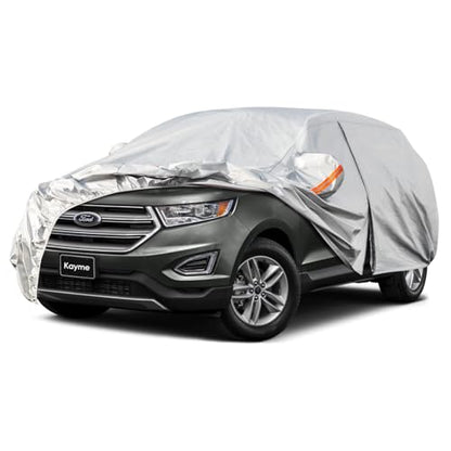 6 Layers SUV Car Cover Custom Fit for Ford Edge（2013 (LM-Silver / Custom Fit Ford Edge)