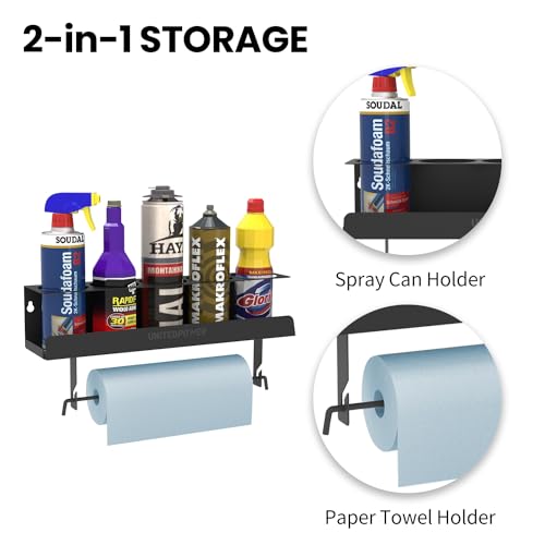 5 Aerosol Spray Can (Spray Can/Paper Towel Holder)