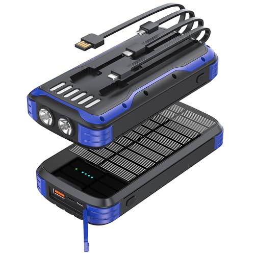 Solar Power Bank 40000mAh (Blue)