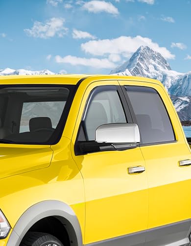 Rain Guards for 2009 (Fit for 2009-2018 Dodge RAM Crew Cab)