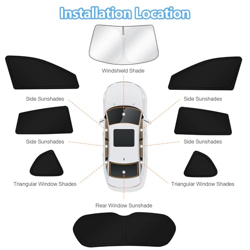 Car Window Shades for Toyota RAV4 2013 (FOR | RAV4 2013-2018 (8pcs))